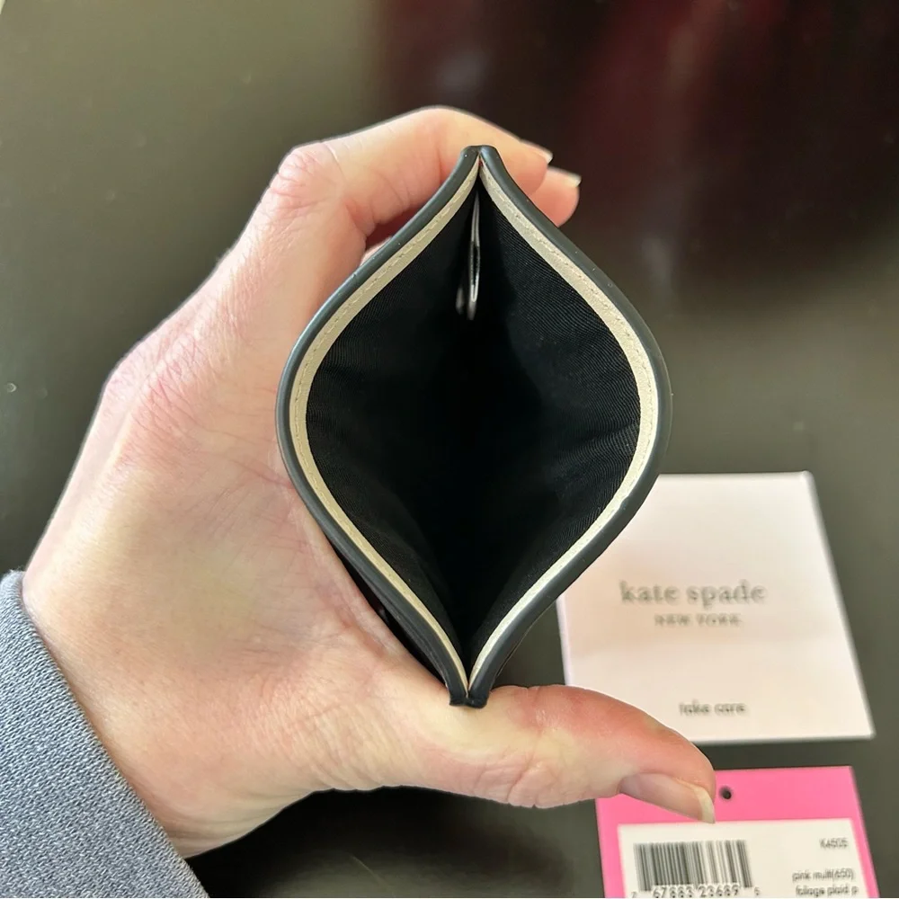Kate Spade Blinx Plaid Owl Cardholder